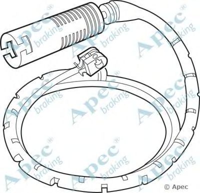 APEC BRAKING wir5114 -  Указатель износа, накладка тормозной колодки